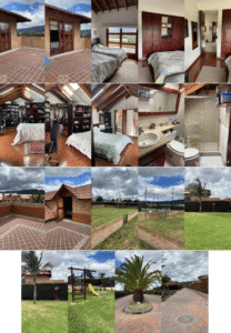 CASA EN ARRIENDO – CHÍA Ubicación: Barrio la Balsa, vía entre salida a Guaymaral y entrada a Chía Área Alcobas Baños Parqueadero Depósito Terrazas Valor Arriendo 230m² 3 4 5 carros + visitas Si Si $6.800.000 (Adm. incluida) Descripción Casa de 3 pisos en Chía con espacios amplios y funcionales. En el primer piso, área social abierta con chimenea a gas, cocina amplia, zona de lavandería independiente y cuarto de servicio con baño. Patio amoblado con salida privada al parque del conjunto. En el segundo piso, 3 habitaciones con clóset: la principal con walking closet, baño privado con tina, segunda con terraza y tercera con balcón. El tercer piso cuenta con altillo, baño completo y terraza amplia. Parqueadero para 5 carros. Conjunto cerrado con portería, cancha múltiple, cancha de tenis y zonas verdes. Estrato 4.